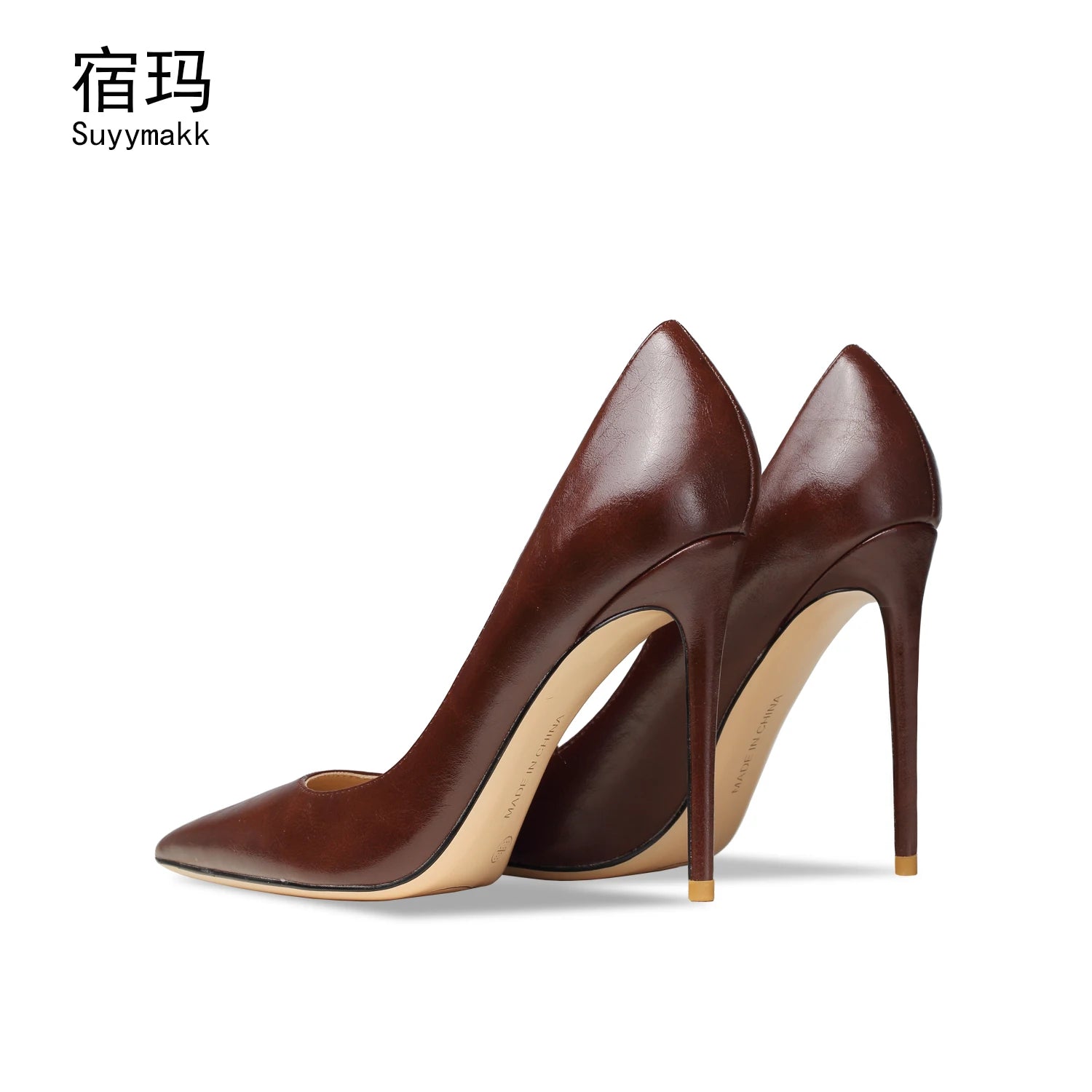 Heels For Women 2025 New Real Leather Pointy Toe High Heels Ladies Shoes With Low Heel Sexy Classic Luxury Pumps Office Shoes