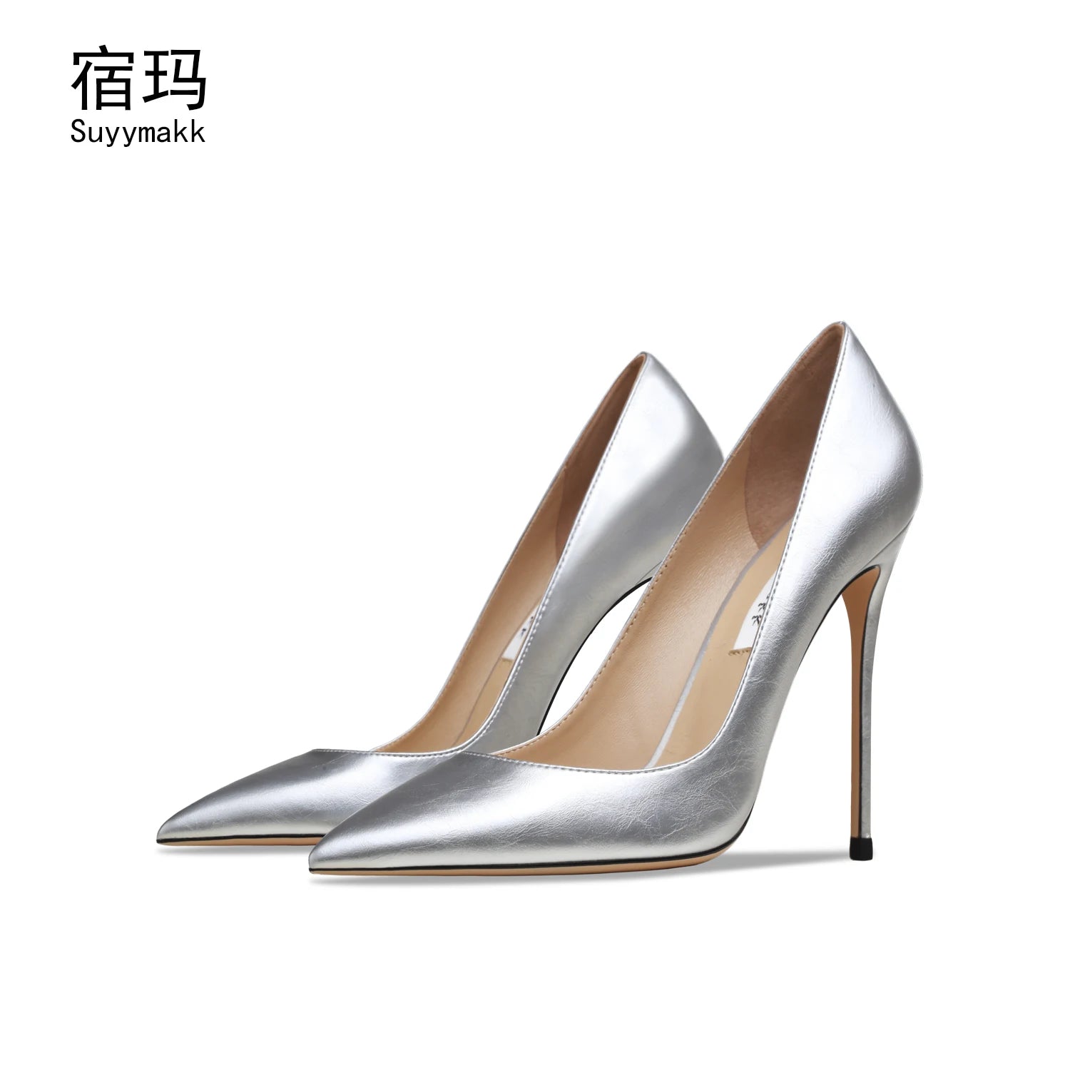Heels For Women 2025 New Real Leather Pointy Toe High Heels Ladies Shoes With Low Heel Sexy Classic Luxury Pumps Office Shoes