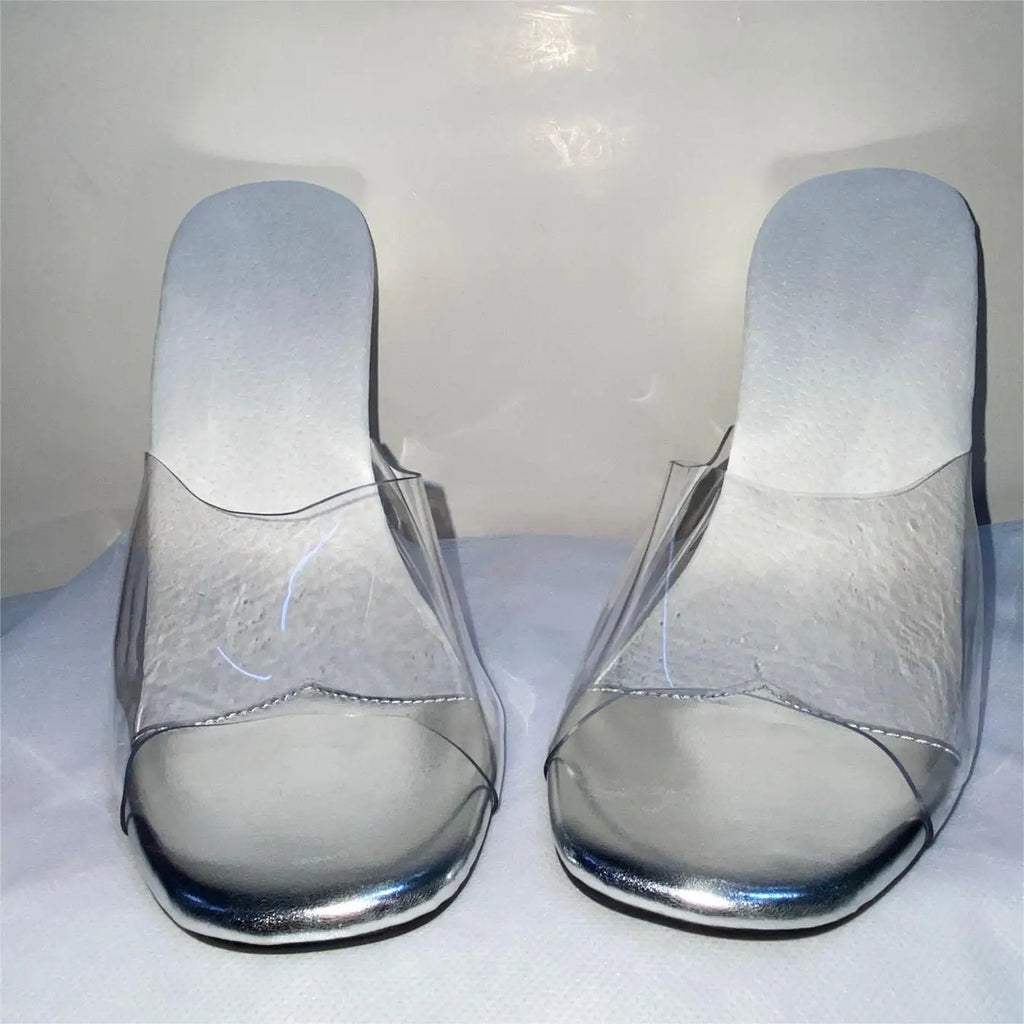 Brand new 12cm fashion model high heels, non-slip summer party stage show, crystal diamond sole runway slippers