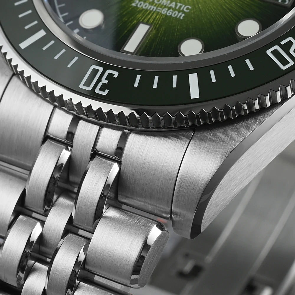 San Martin 40mm Men Diver Watches Original Design High-end Luxury Man Watch Miyota 9015 Automatic Mechanical Waterproof 20Bar