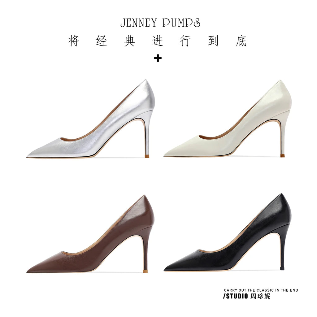 elegant Heels for women luxury Women Pumps Black High Heels Shoes Pointed toe Thin Heel Shallow Sexy Ladies Prom Shoes women