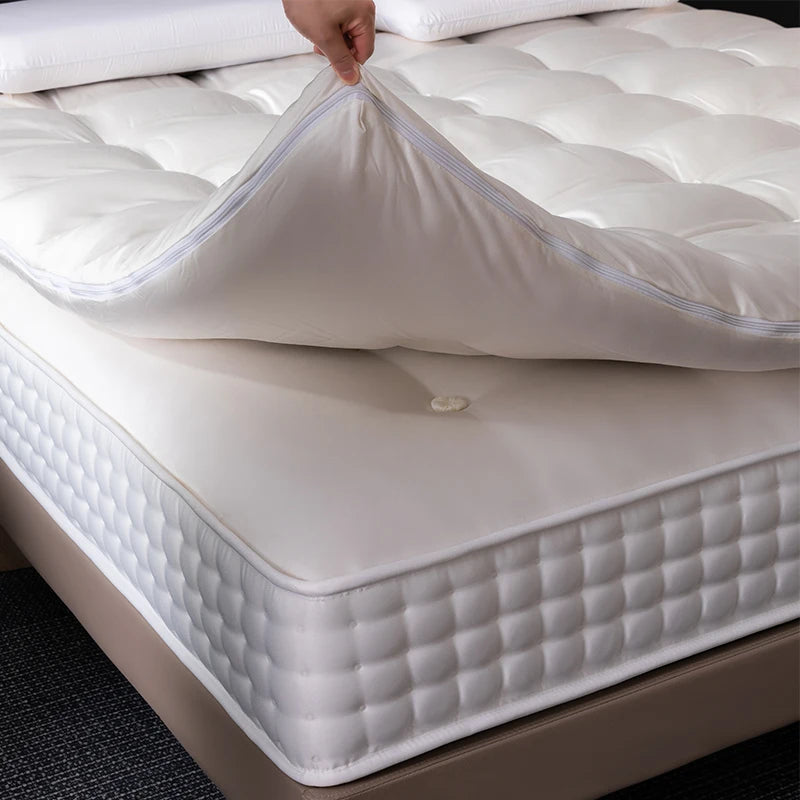 Eco-Friendly Horsehair Mattress - Hand-Tufted, Natural Wool, Camel Hair, Soy Cotton, 3 Firmness, No Glue, Custom Sizes