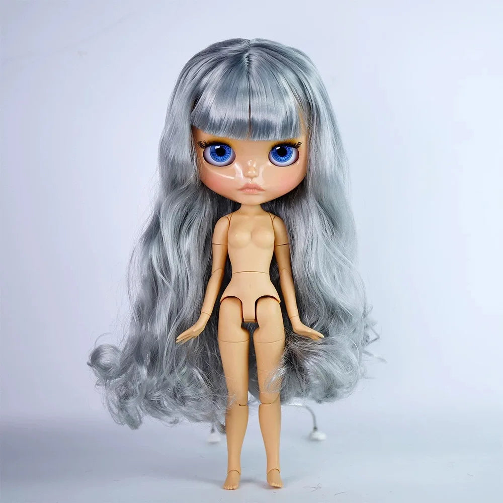 ICY DBS Blyth 30cm Doll Tan Skin Matte Face Glossy Face Pouting Lips 19 Joints Body Doll DIY Makeup Costume Doll Girls Gift Toy