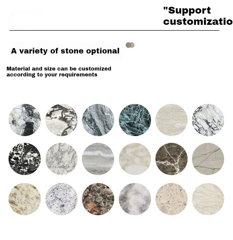 Any Size Custom Marble Kitchen Island with Wine Cooler Storage Built-in Refrigerator Cabinet Natural Stone Countertop Kitchen Fu