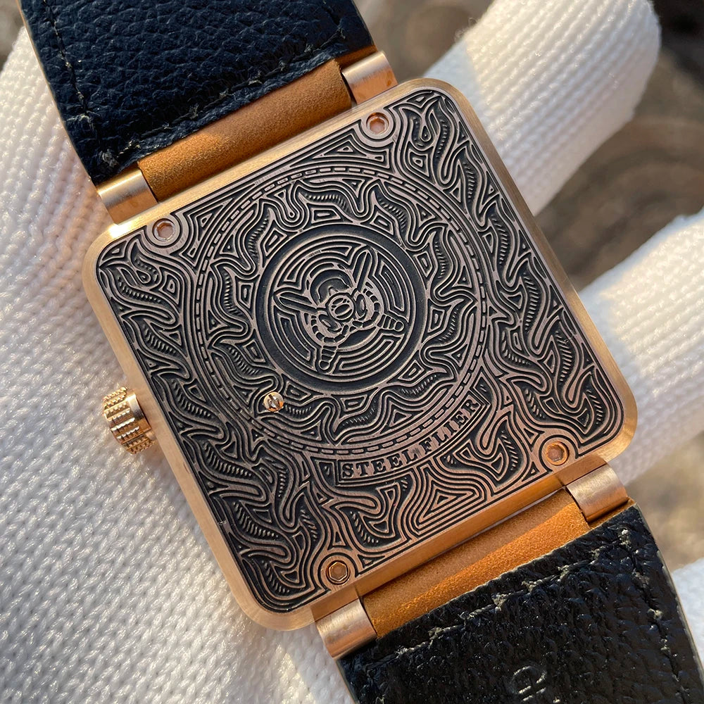 STEELFLIER Official SF761S Special Bronze Wristwatch Luminous 20Bar Waterproof NH35 Movement Luxury Men's  Mechanical Watches