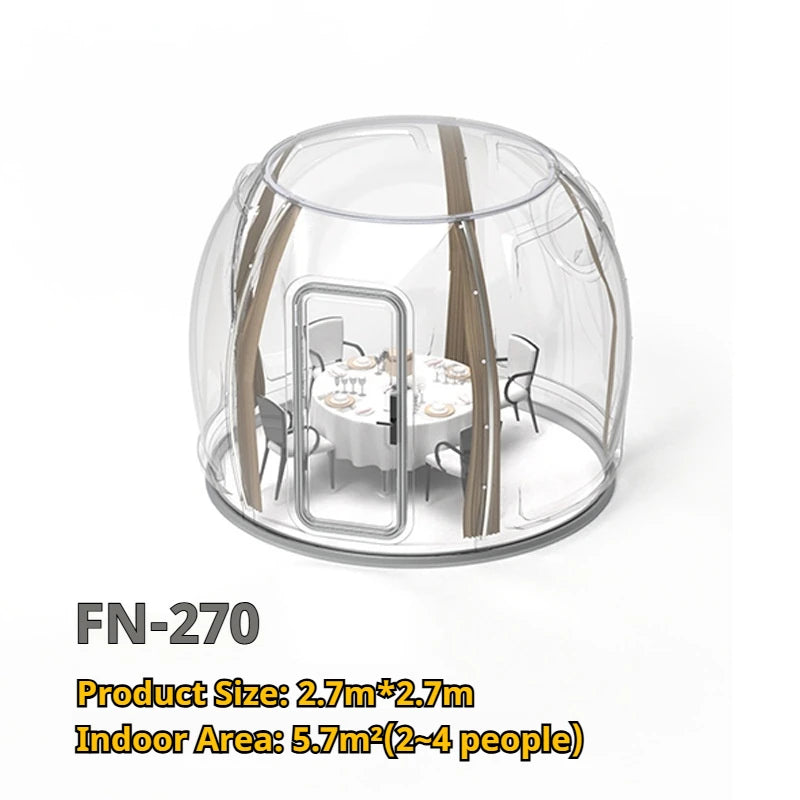 Bubble Tent Transparent Starry Sky Igloo Dome for Camping Waterproof PC Material Perfect for Family Adventures&Stargazing Nights