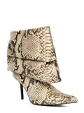 European and American High Heels, Pleated Pile Boots, Pointed Fashion Fashion Fashion, Sexy Women's Plus Size Short Boots