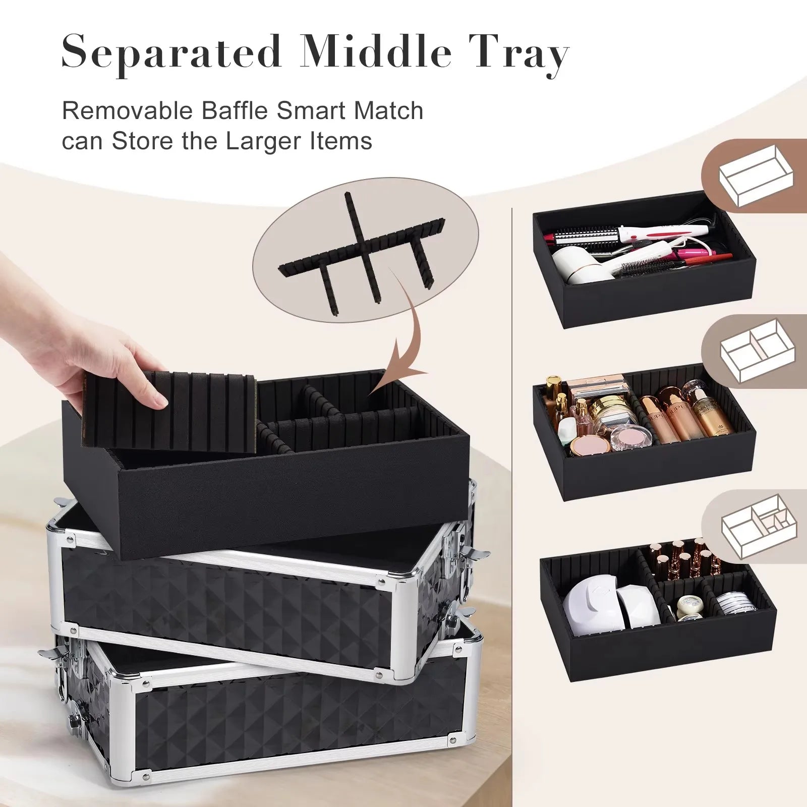 Makeup Trolley Case