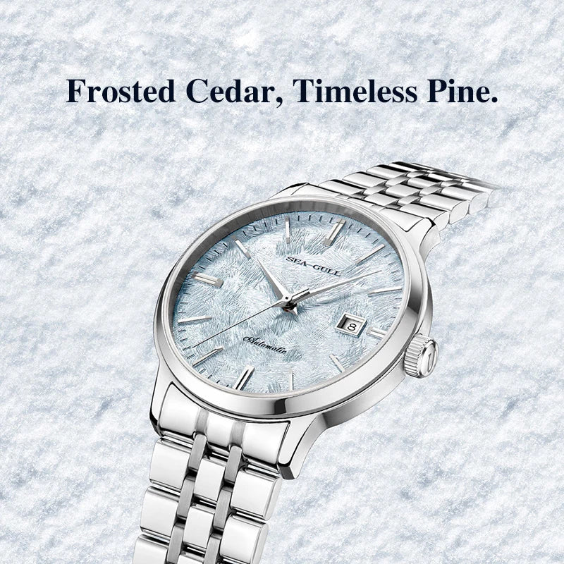 Seagull Cedar Men Automatic Mechanical Watches Luxury Fashion Couple Watches Simple Ladies Wristwatch Couple Gifts 2025 New 6182