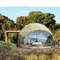 Trade Show Tent 6~9m Diameter Transparent Geodesic Luxury Dome Hotel Manor Tents Hotel Forest Glamping Round Dome Tent Outdoors