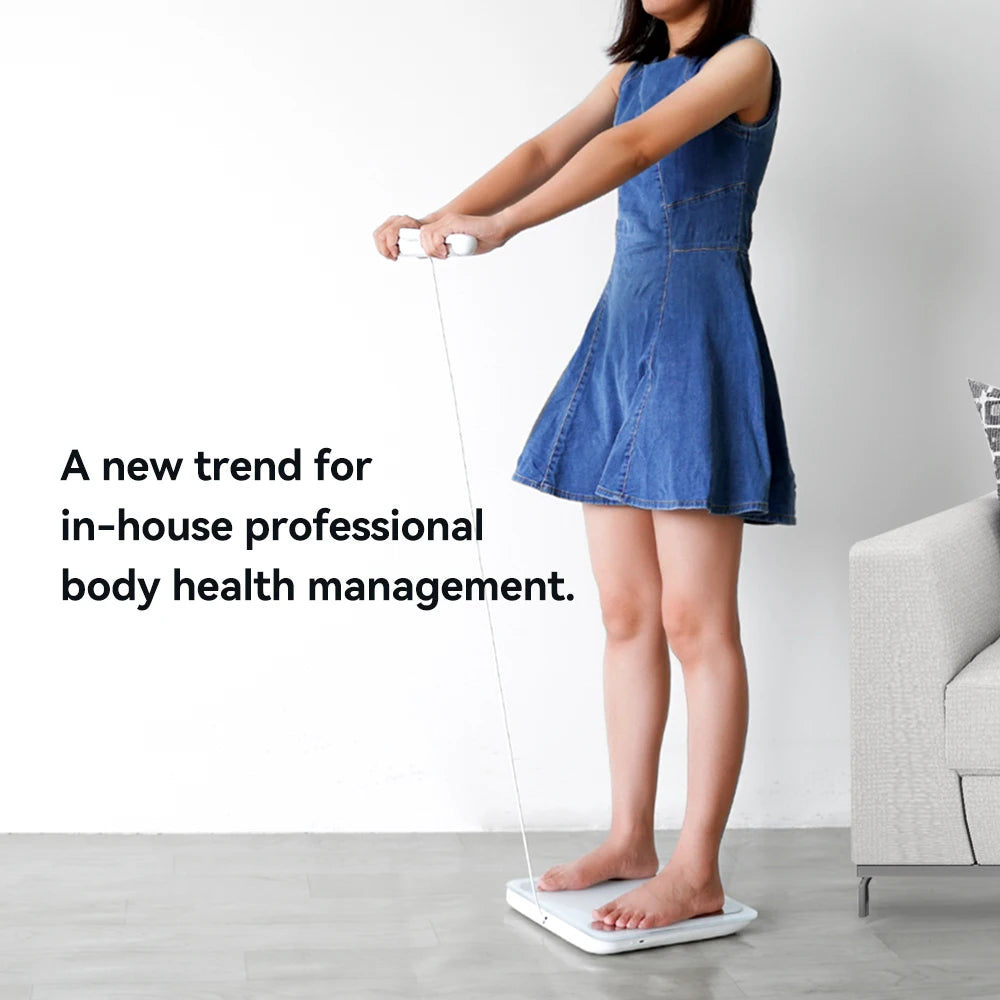 Smart Bioimpedance Scales New Professional Fitness Scale Body Composition Analyzer Body Fat Scale with Hands Sensor