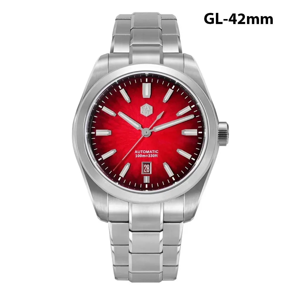 San Martin New 36mm Men Watch Miyota 9015 Chinese Original Design JianZhan Gada Mechanical Watches Waterproof Luminous SN0144