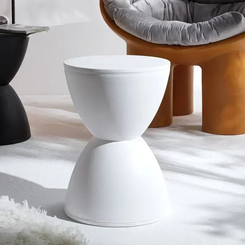 Nordic Shoe Changing Stool for Home Simple Living Room Stool Children Low Stool Thick Plastic Creative Circular Stools Furniture