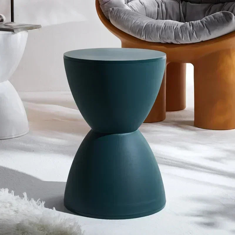 Nordic Shoe Changing Stool for Home Simple Living Room Stool Children Low Stool Thick Plastic Creative Circular Stools Furniture
