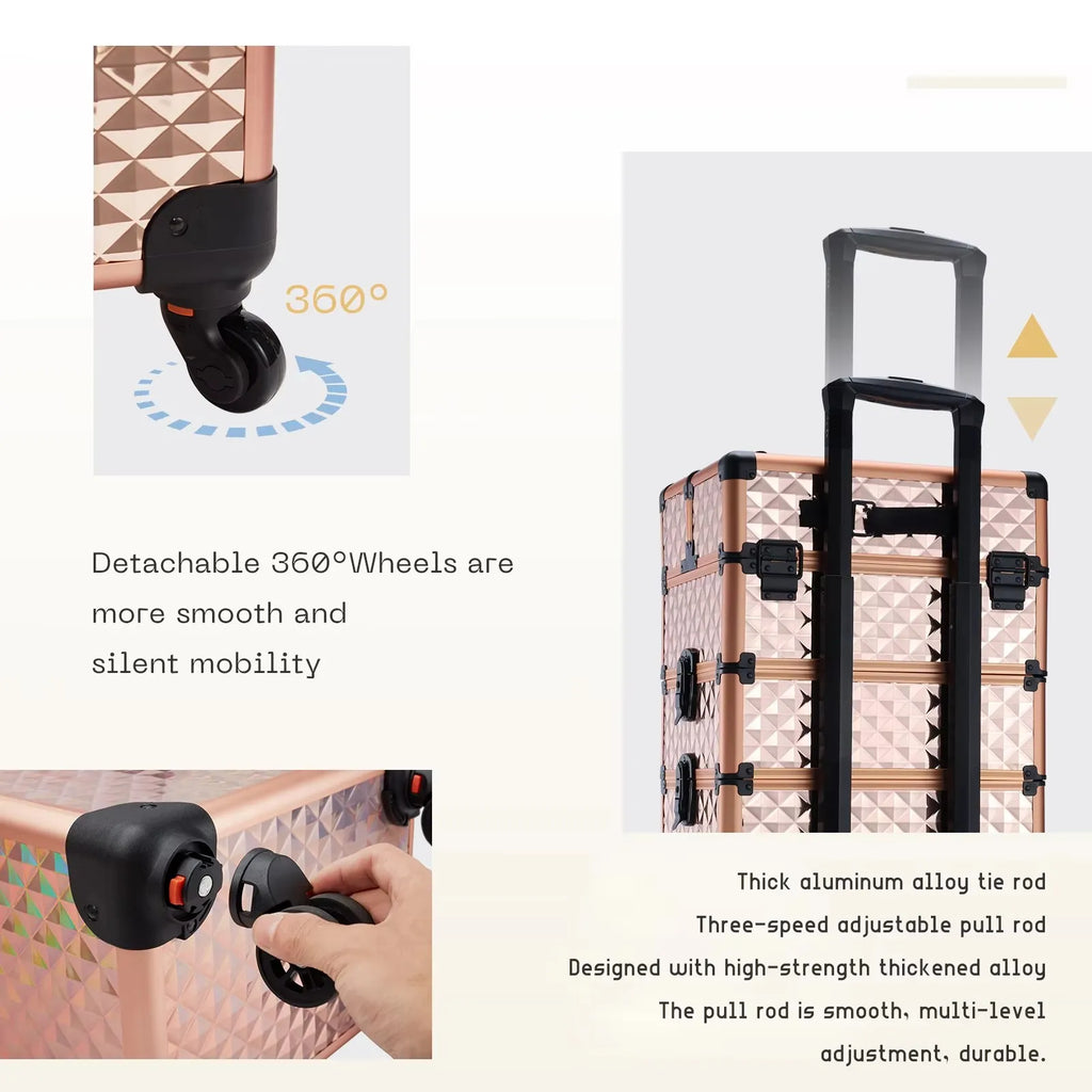 Makeup Trolley Case