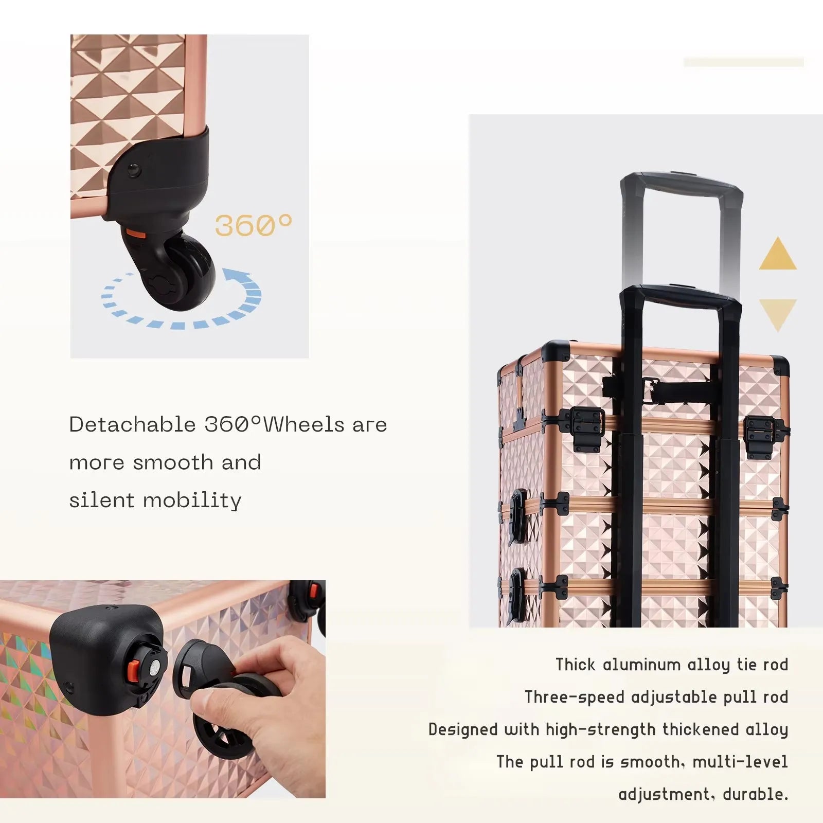 Makeup Trolley Case