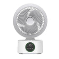 Lenovo Portable Rechargeable USB Wall Hanging Fan Remote Control Folding Shaking Head Fan with Nightlight Air Cooler Household