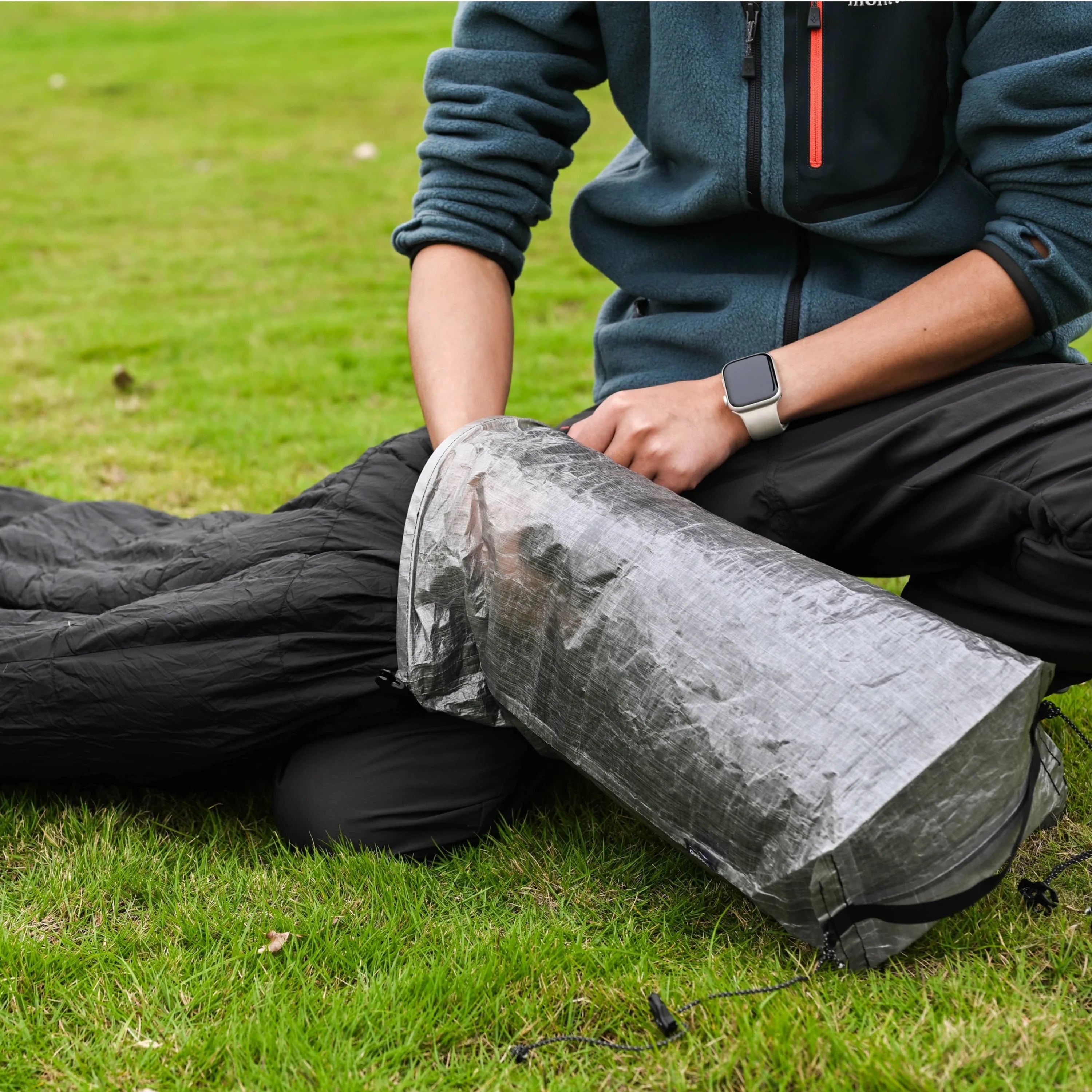 [HODR] Dyneema Compression Sack for Sleeping Bag Storage Sack DCF Waterproof Roll-Top for Sleeping Bags, Camping Gear Storage