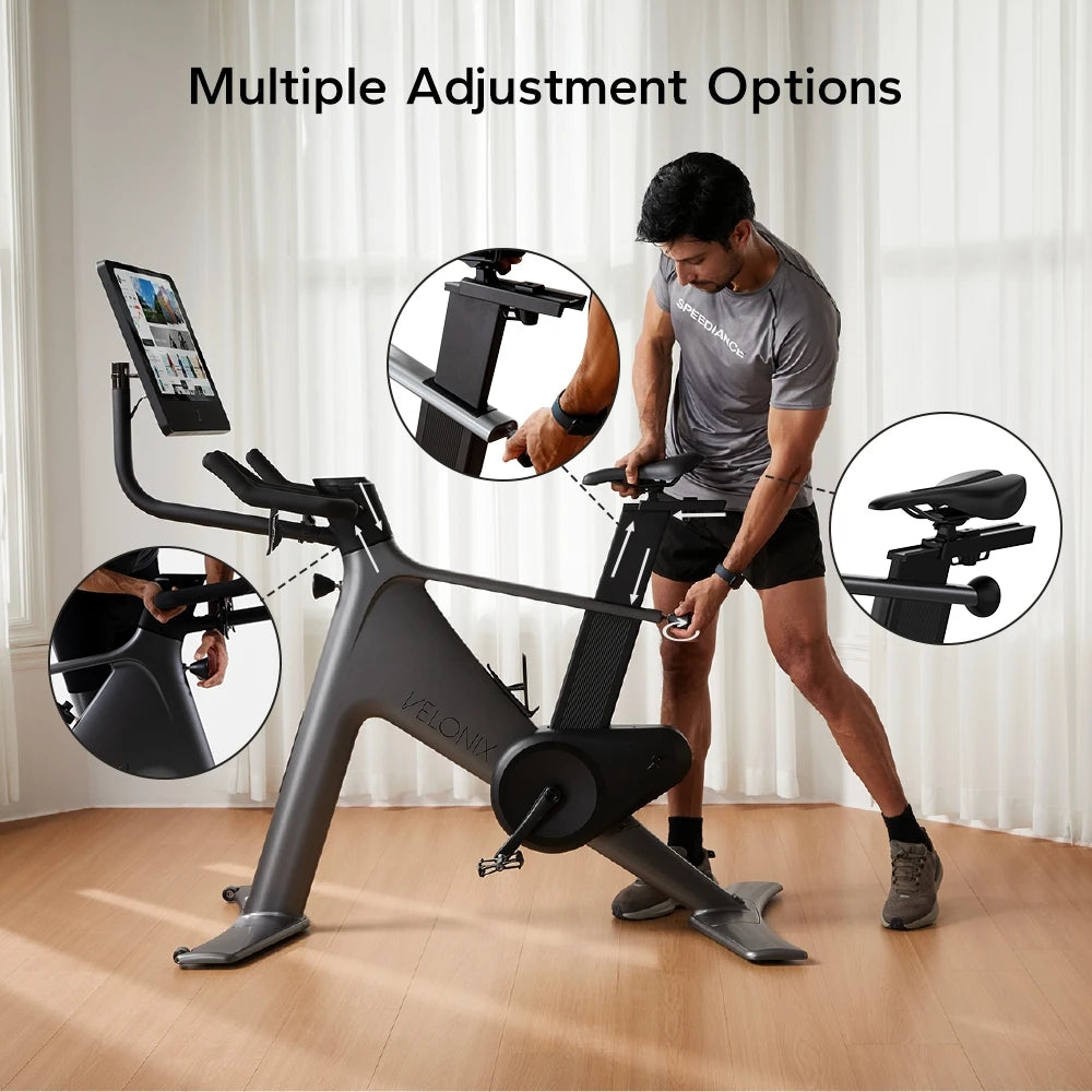 Smart Home Gym Fitness Equipment Indoor Trainer Bike With Magnetic Brake System For Stationary Cycling Spin Workout