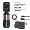 Ambition Stroke 4.0mm Rotary Tattoo Machine Coreless Motor Permanent Makeup Pen Grip 33mm RCA Interface For Body Art