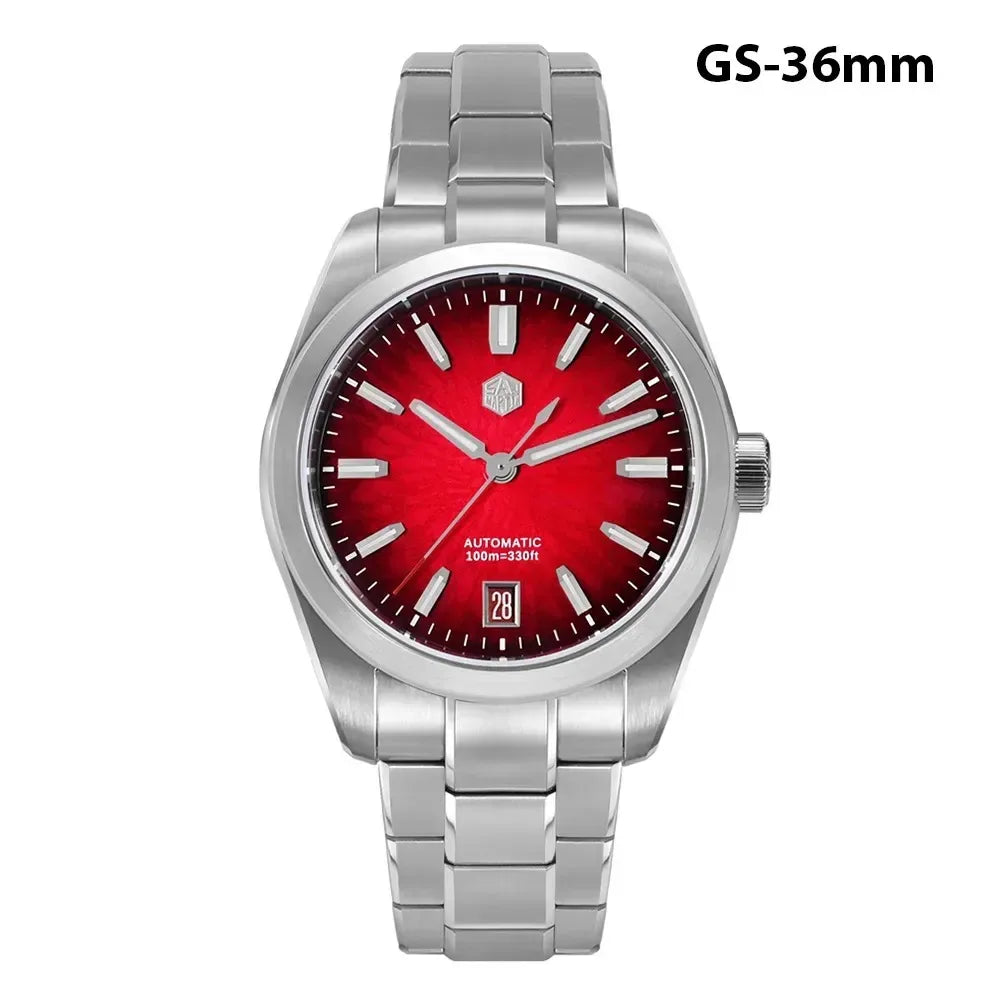 San Martin New 36mm Men Watch Miyota 9015 Chinese Original Design JianZhan Gada Mechanical Watches Waterproof Luminous SN0144