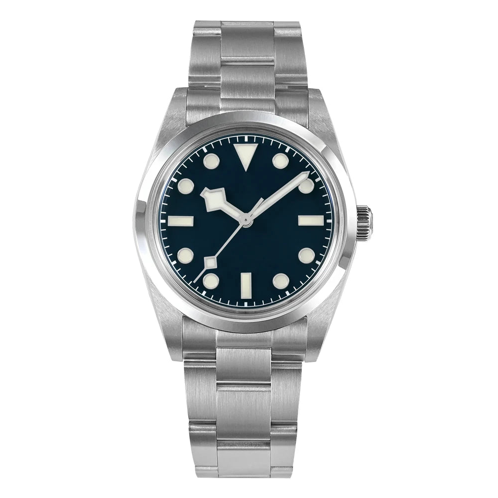 San Martin 36mm Explore Mechanical Watch For Men Watches Relogio Automático Sapphire Sport Snowflake Luminous 10Bar SN0021B-3