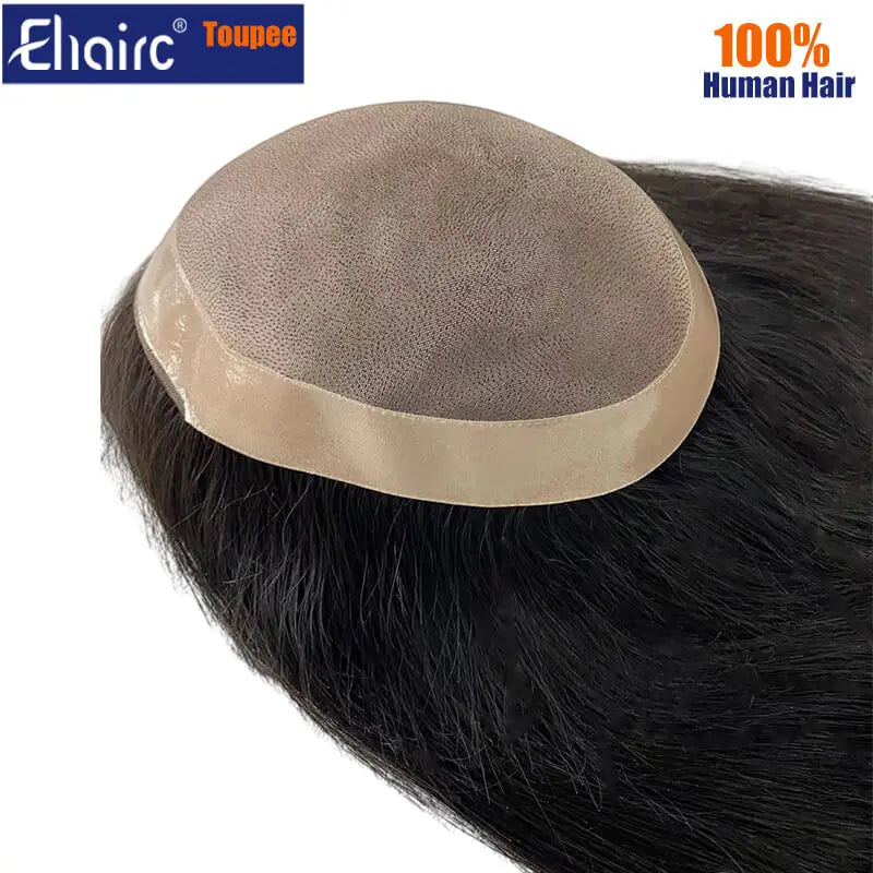Customized 180% Density Mono Base Men Toupee  Long Wig For Men Men's Wigs Durable Male Hair Capillary Prosthesis Man Wig