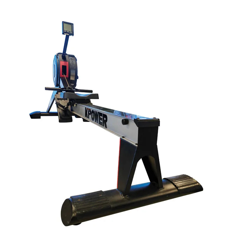 Home Gym Seated Rowing Machine Water Resistance Foldable Indoor Cardio Fitness Training Tool With Digital Monitor