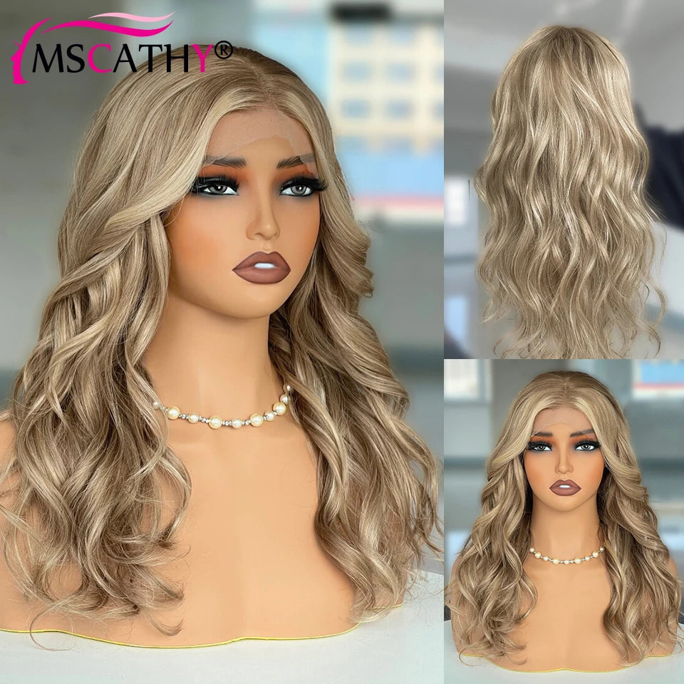200% Ash Blonde Body Wave Lace Front Wig 13x4 Glueless Braizlian Remy Human Hair Wigs HD Transaprent Lace Frontal Wig Wear To Go