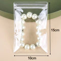 10/20/30/50pcs Jewelry Organizer Pouch Bags Transparent PVC Anti-Oxidation Earring Pendant Necklace Bracelet Storage Holder 2035