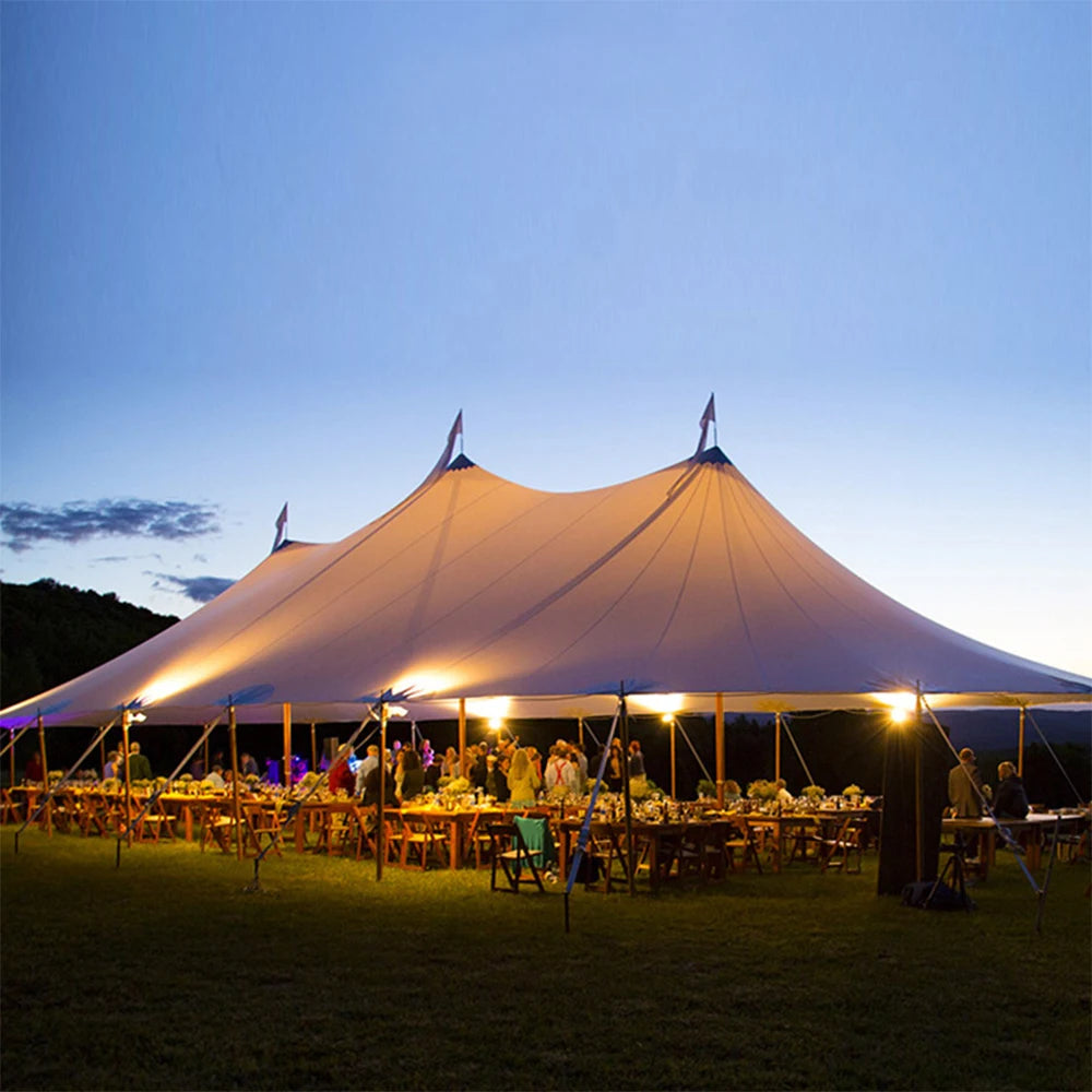 Outdoor Hotel Tent Camping Team Building Pole Tent Party Restaurant Resort Wedding Luxury Tent Hot Sale Wild Luxury Canopy Tent