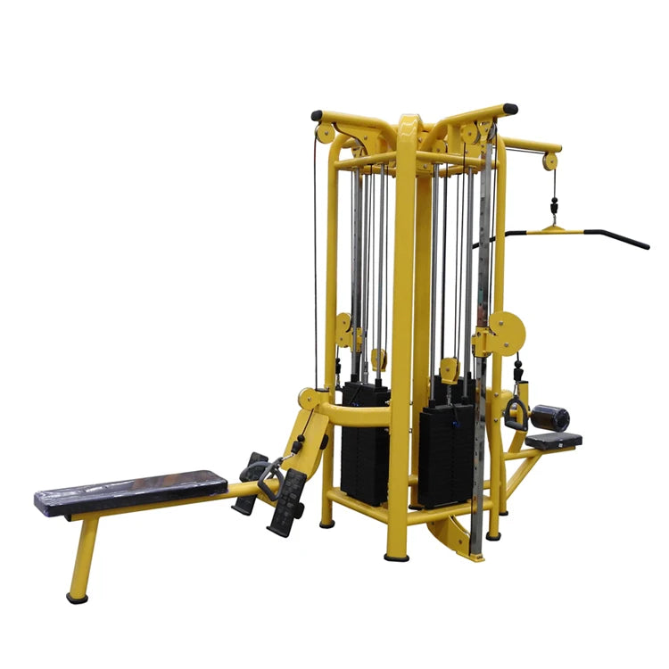 Fitness Equipment Weightlifting Gym Machine Multifunction Trainer Indoor 4 Station Machine