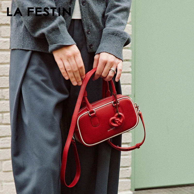 LA FESTIN Original Brand Women's bag 2025 New Shoulder Bags Fashion Hand Bag Ladies Leather Crossbody Bag Luxury Designer Bags
