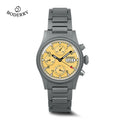 Boderry Chronograph Watch LANDMASTER Titanium Automatic mechanical Field Watches Outdoor Sport Waterproof Dive Wristwatch Men