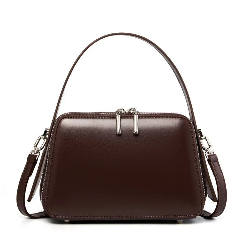 YANATARI underarm cowhide Genuine leather handbags women vintage shoulder bag female crossbody bags luxury high quality 2026