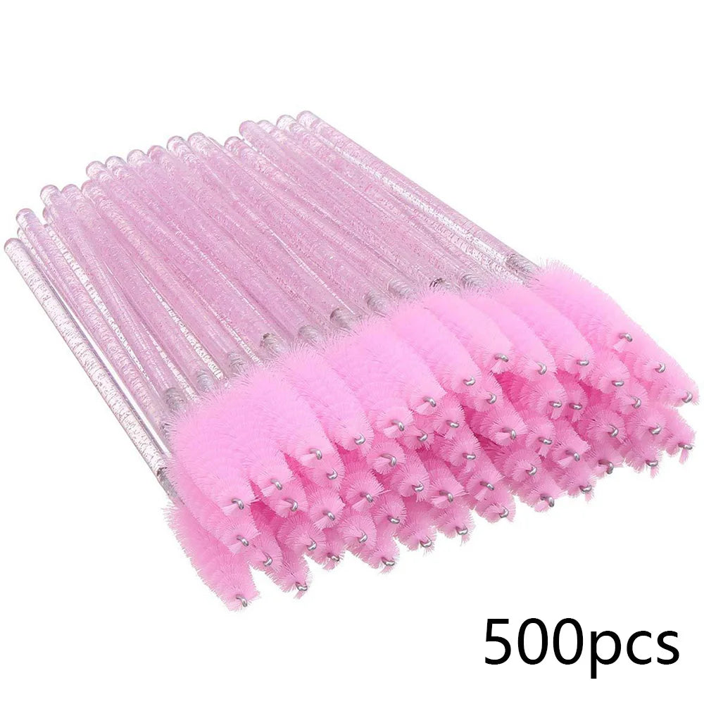500PCS Eyelashes Brushes Wholesaler Disposable Lip Brush Set For Eyelash Extension Mascara Eyebrow Wands Applicator Makeup Tool