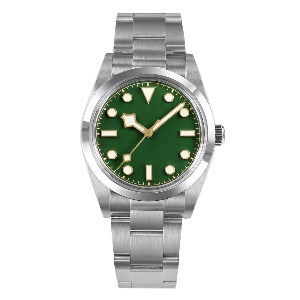 San Martin 36mm Explore Mechanical Watch For Men Watches Relogio Automático Sapphire Sport Snowflake Luminous 10Bar SN0021B-3
