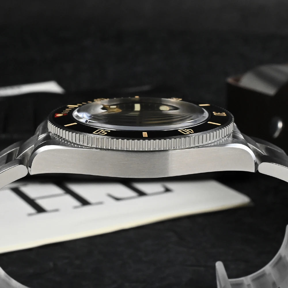 San Martin 40mm Vintage Diver Luxury Men Wristwatch Brand Classic BB58 PT5000 Automatic Mechanical Watches Sapphire 20Bar SN0008