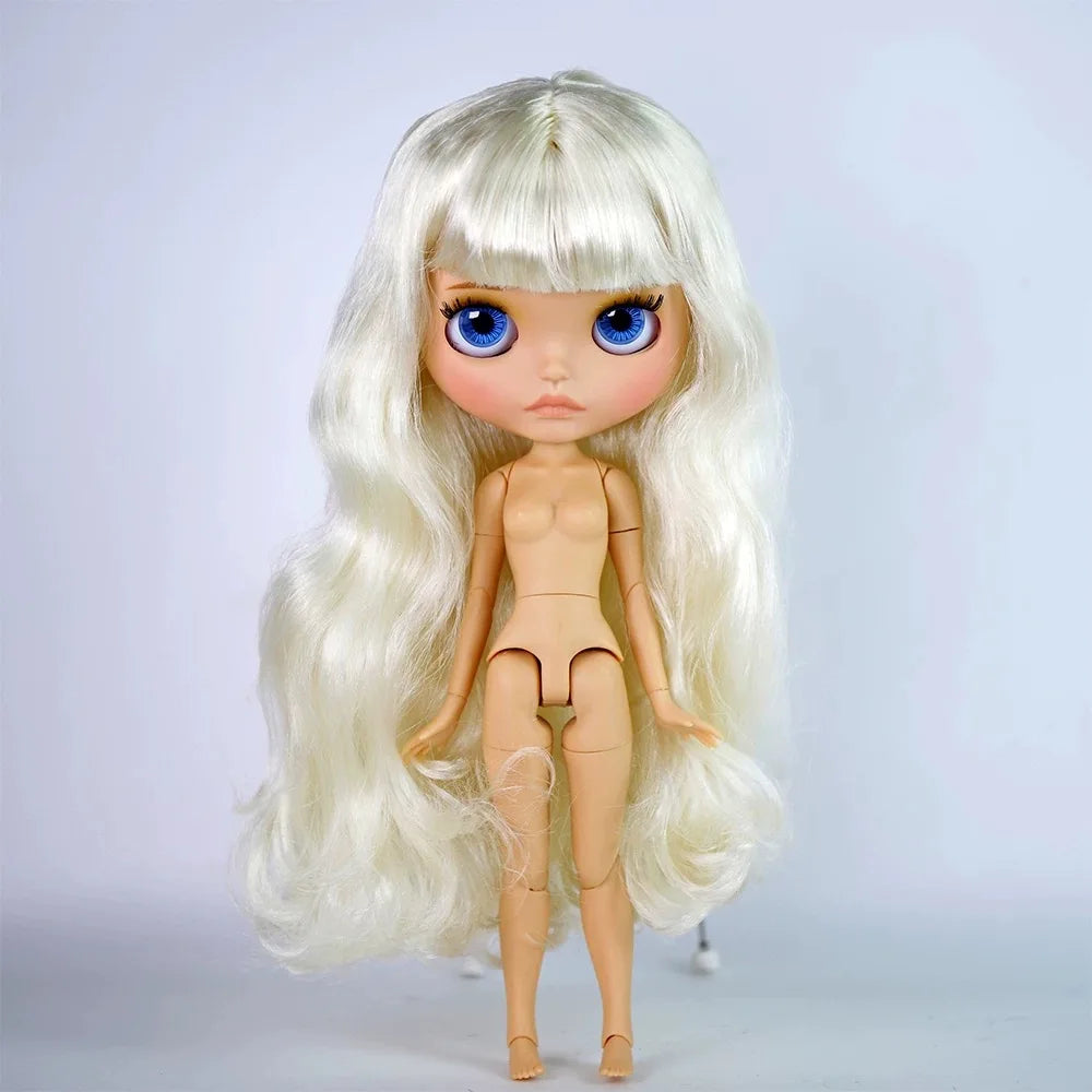 ICY DBS Blyth 30cm Doll Tan Skin Matte Face Glossy Face Pouting Lips 19 Joints Body Doll DIY Makeup Costume Doll Girls Gift Toy