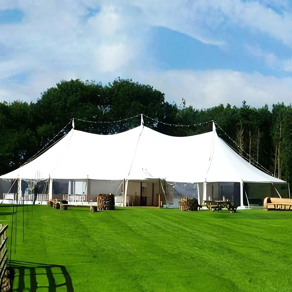 Outdoor Hotel Tent Camping Team Building Pole Tent Party Restaurant Resort Wedding Luxury Tent Hot Sale Wild Luxury Canopy Tent