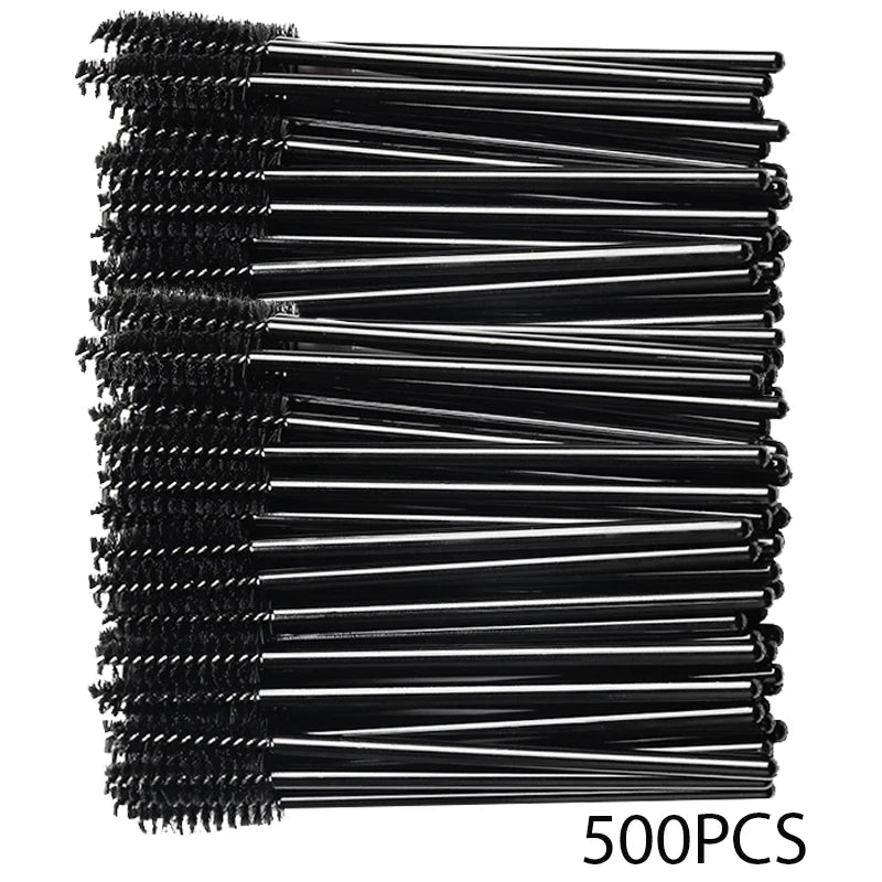500PCS Eyelashes Brushes Wholesaler Disposable Lip Brush Set For Eyelash Extension Mascara Eyebrow Wands Applicator Makeup Tool