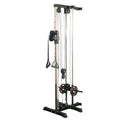 Foldable Squat Rack Wall Mount Multi-Function Trainer Bench Press LAT Pulldown Home Gym Strength Workout Fitness Equipment