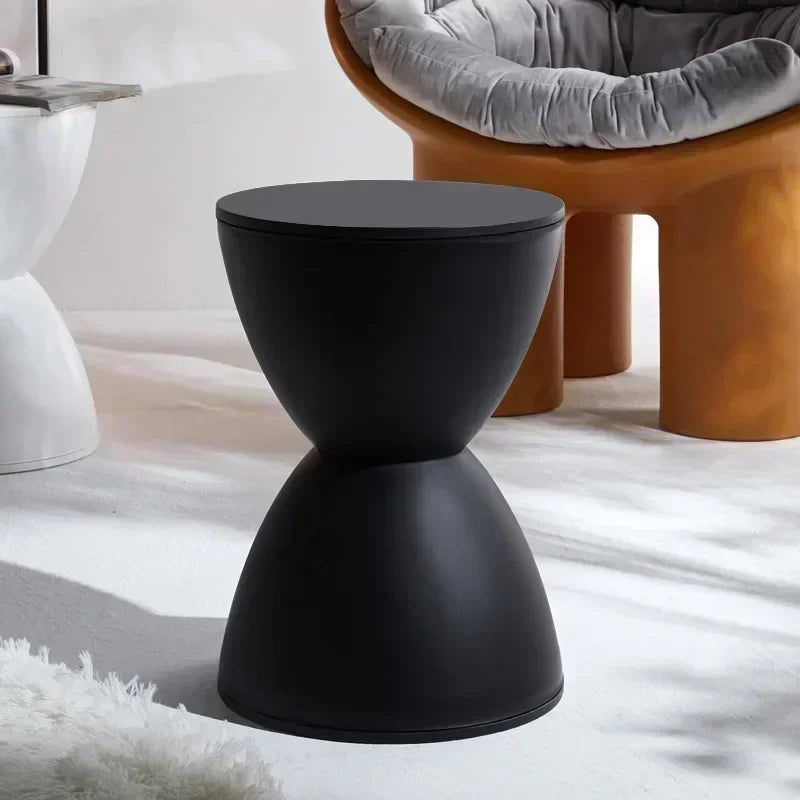 Nordic Shoe Changing Stool for Home Simple Living Room Stool Children Low Stool Thick Plastic Creative Circular Stools Furniture
