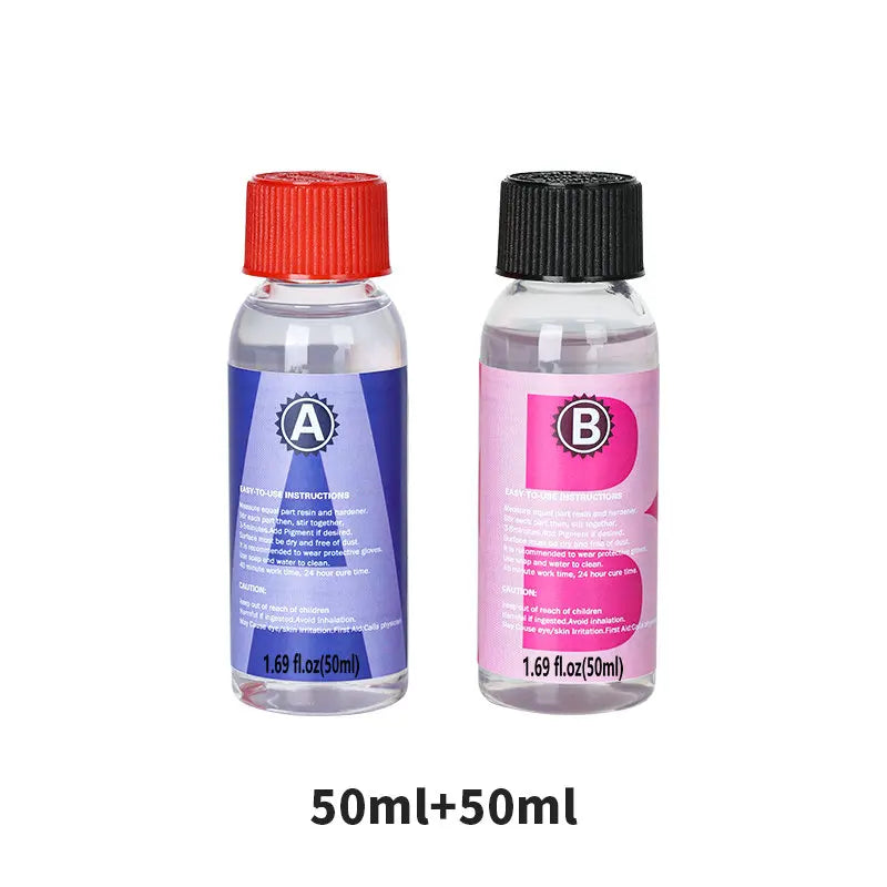 1:1 Crystal Clear Epoxy Resin Kit High Gloss & Bubbles Free Art Resin Supplies for Coating and Casting Craft DIY Jewelry Making