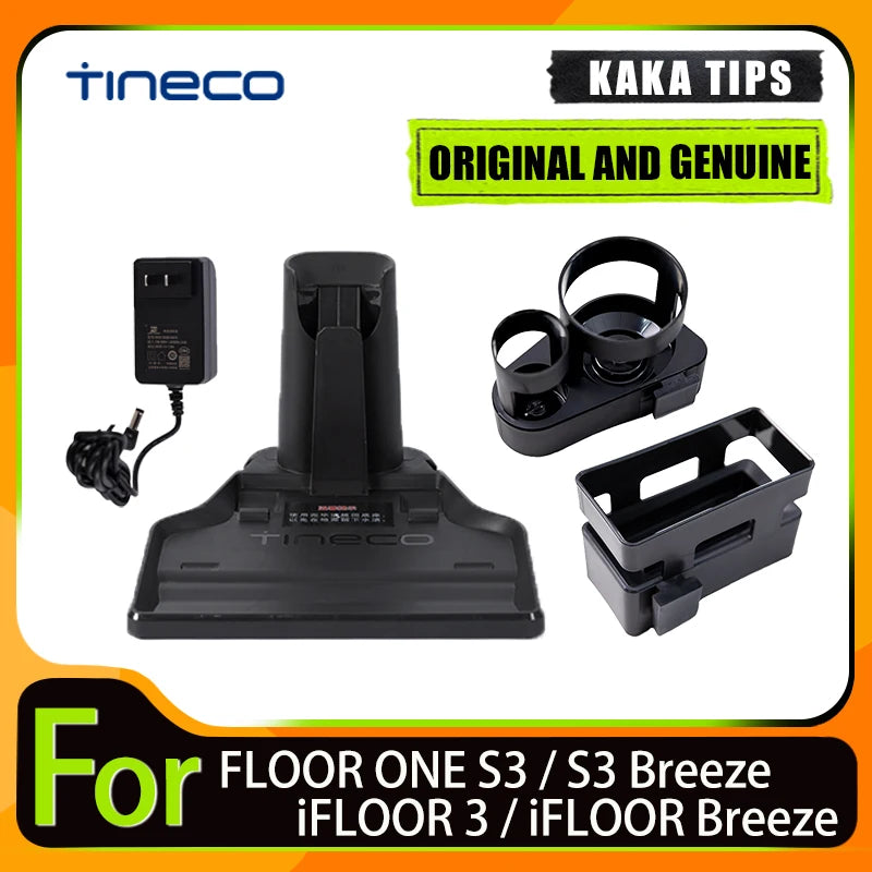 For Tineco Floor One S3 / iFLOOR 3 / S3 Breeze Wet Dry Vacuum Cleaner Accessories Charger Charging Base Replacement Spare Parts