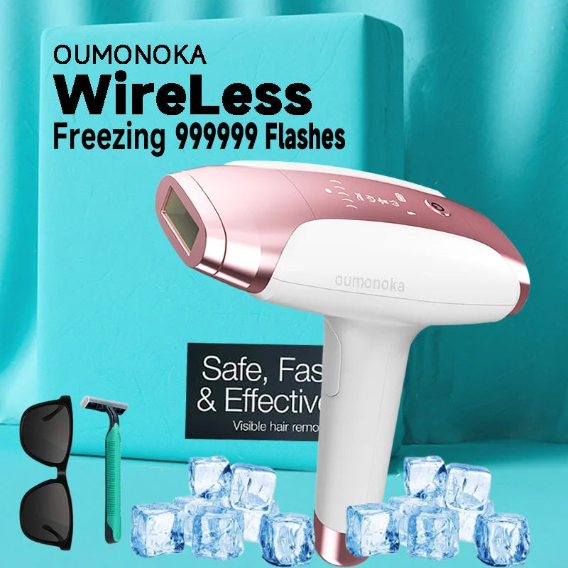 Permanent Laser Hair Removal Women's Depilators Facial Shaving Hair Cutting Machine Men's Razor Shaver Mower IPL Laser Epilator