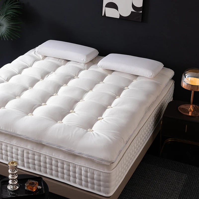 Eco-Friendly Horsehair Mattress - Hand-Tufted, Natural Wool, Camel Hair, Soy Cotton, 3 Firmness, No Glue, Custom Sizes