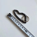 Y2K Punk Star Oval Essential Icon Carabiner Keychain Axe Shaped Mountaineering Car Key Ring Gothic Backpack Decor Korean Fashion
