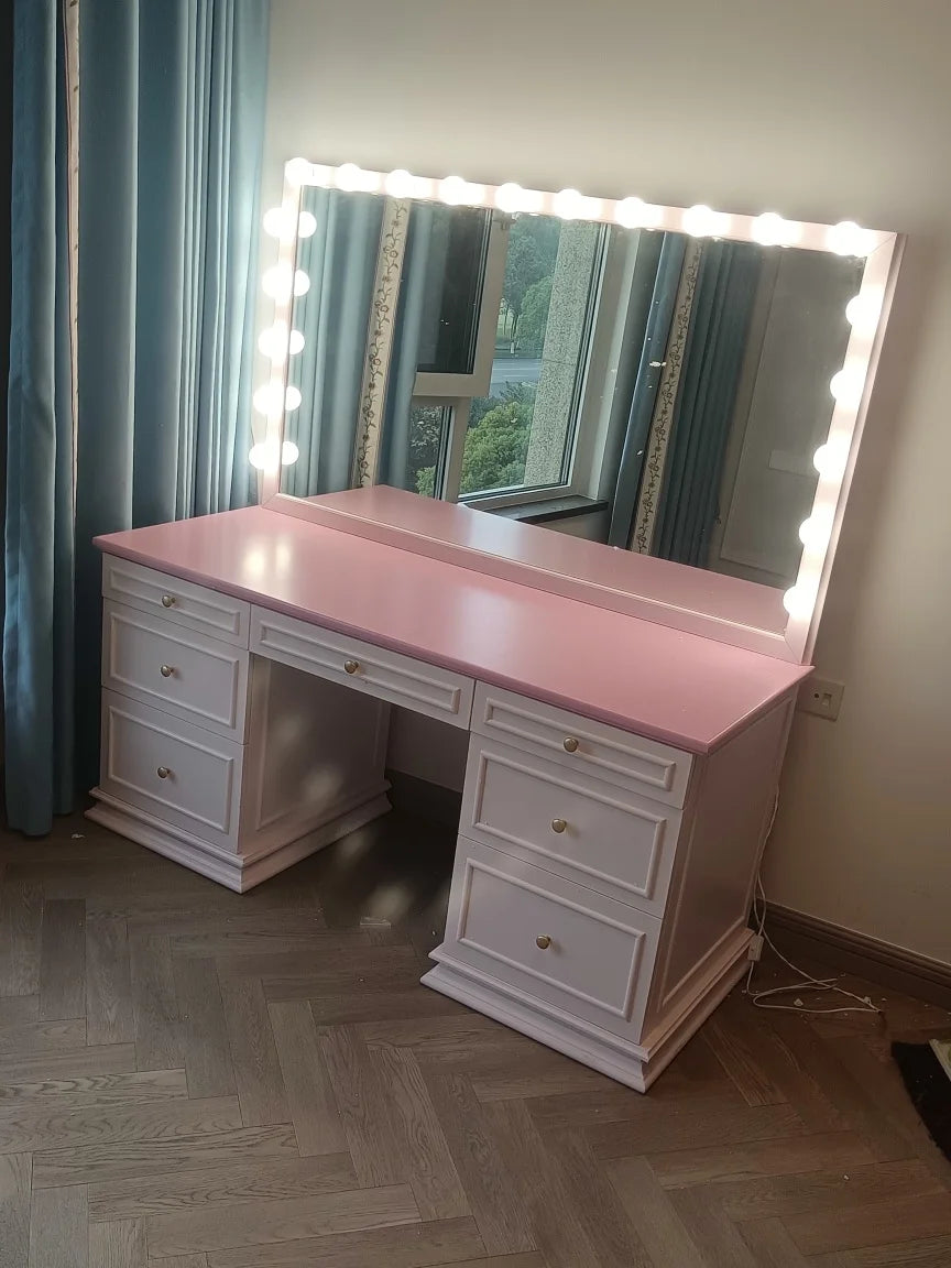 Luxury Girl Bedroom Dresser Eithe Drawers Box Living Room Storage Dressing Table Wooden Women Large Comoda Pra Quarto Furniture