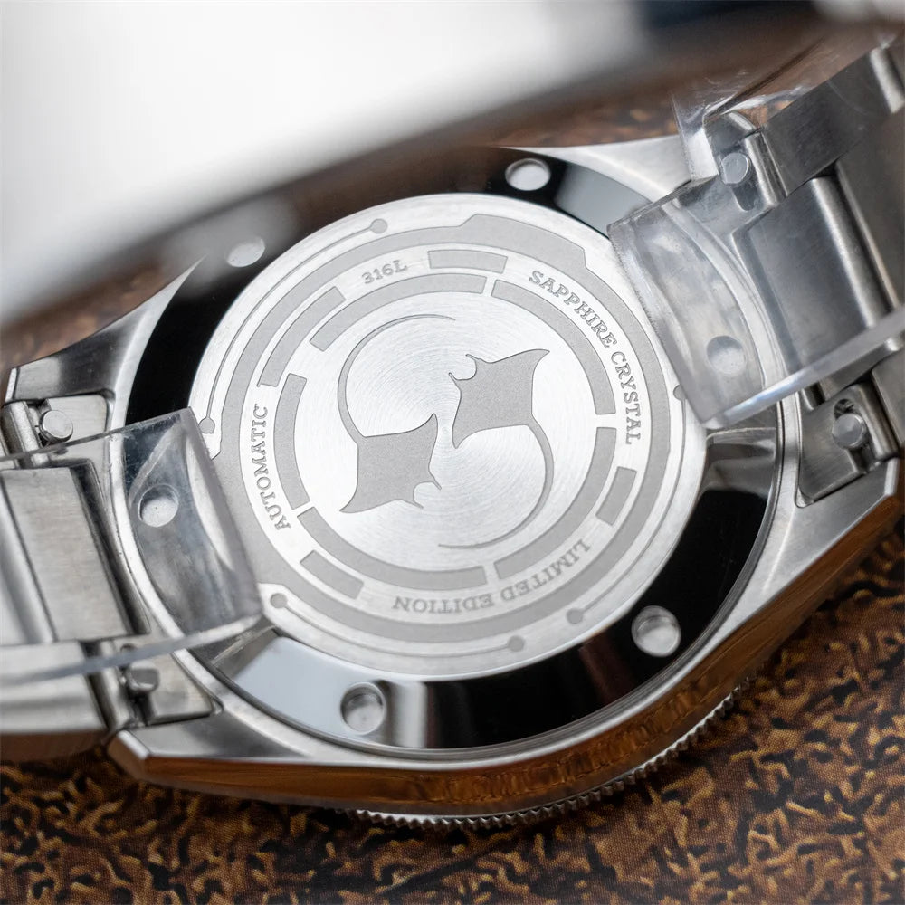 Proxima PX1721 Men's Automatic Mechanical Watches Aventurine Dial 39mm Sapphire Stainless Steel Waterproof Watch Reloj Hombre